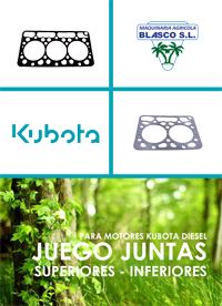 REPUESTOS PARA MOTORES kubota juego juntas superiores con precio